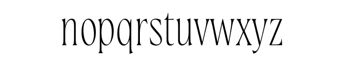 Magalie Thin Font LOWERCASE