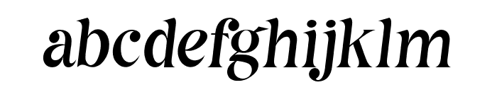 Mage Italic OTF Font LOWERCASE