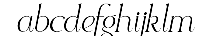 Magnificiens   Italic Font LOWERCASE