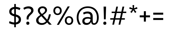 Malva Variable Roman Font OTHER CHARS