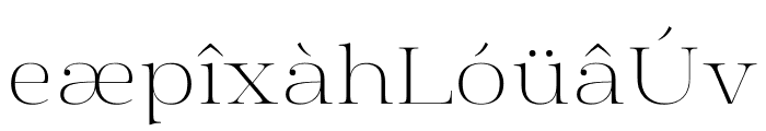Manison Extra Light Expanded Font LOWERCASE
