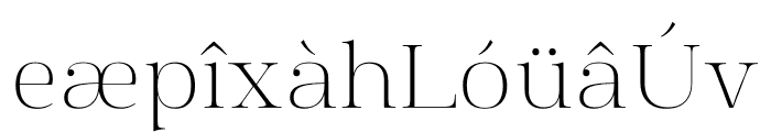 Manison Extra Light Semi Expanded Font LOWERCASE