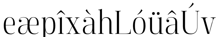 Manison Light Semi Condensed Font LOWERCASE