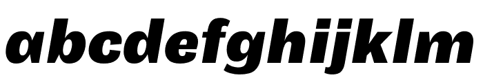 Maple Bold Italic Font LOWERCASE