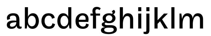 Maple Regular Font LOWERCASE