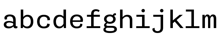 Martha Regular Font LOWERCASE