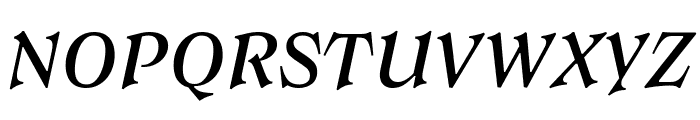 Matorral WEBL Italic Font UPPERCASE