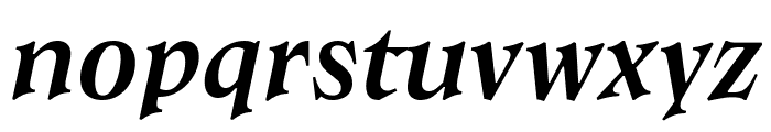 Matorral WEBL Medium Italic Font LOWERCASE