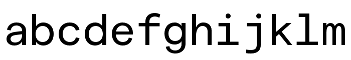 MatterMonoTRIAL Regular Font LOWERCASE