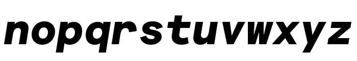 MatterSQMonoTRIAL HeavyItalic Font LOWERCASE