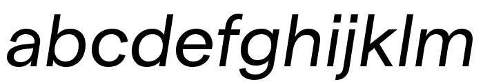 MatterSQTRIAL RegularItalic Font LOWERCASE