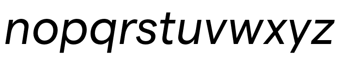 MatterSQTRIAL RegularItalic Font LOWERCASE