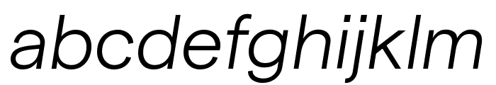 MatterSQTRIALVF Italics Font LOWERCASE