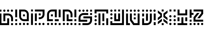 Maya Glyphs Font LOWERCASE