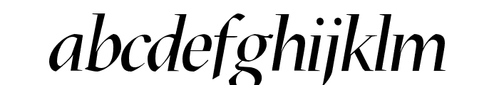 Mazius Display Italic Font LOWERCASE