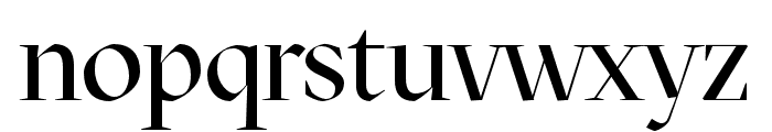 Mazius Display Regular Font LOWERCASE