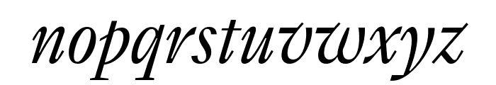 Mediaan Italic Font LOWERCASE
