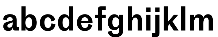 Medium SemiBold Font LOWERCASE
