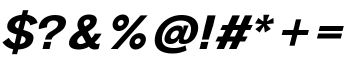 Melange Bold Italic Font OTHER CHARS