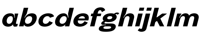 Melange Bold Italic Font LOWERCASE