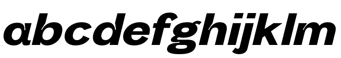 Melange ExtraBold Italic Font LOWERCASE