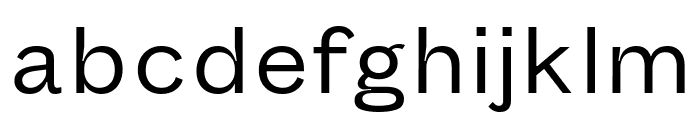 Melange ExtraLight Font LOWERCASE