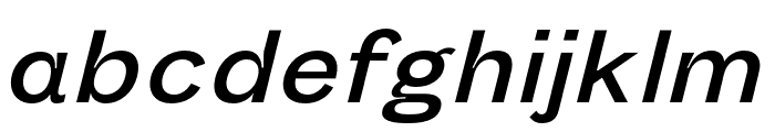 Melange Italic Font LOWERCASE