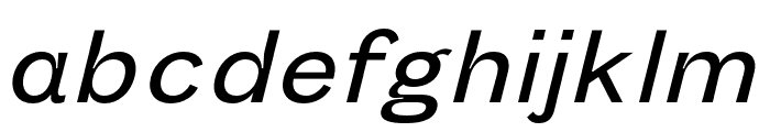 Melange Light Italic Font LOWERCASE