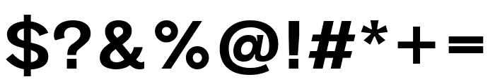 Melange SemiBold Font OTHER CHARS