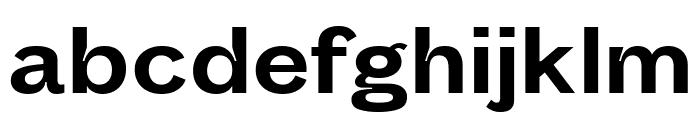 Melange SemiBold Font LOWERCASE