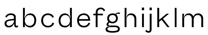 Melange Thin Font LOWERCASE