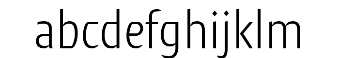 Meran Condensed Light Font LOWERCASE