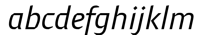 Meran Normal Italic Font LOWERCASE