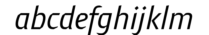 Meran SmCondensed Normal Italic Font LOWERCASE