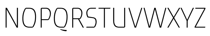 Meran SmCondensed Thin Font UPPERCASE