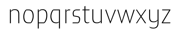 Meran SmCondensed Thin Font LOWERCASE