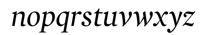 Mercury Display Italic Font LOWERCASE