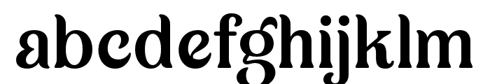 Merosa   Bold Font LOWERCASE