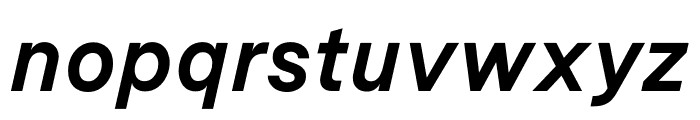 Messina Sans Bold Italic Font LOWERCASE