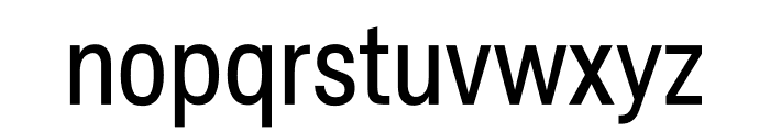 Messina Sans Condensed Regular Font LOWERCASE