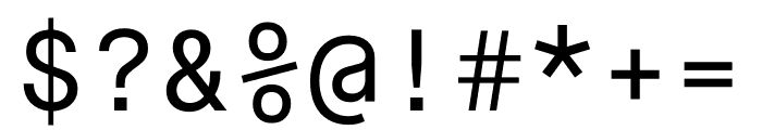Messina Sans Mono Regular Font OTHER CHARS