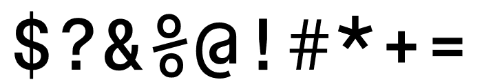Messina Sans Mono SemiBold Font OTHER CHARS