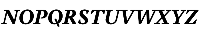 Messina Serif Bold Italic Font UPPERCASE
