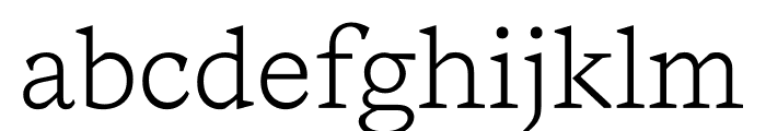 Messina Serif Light Font LOWERCASE