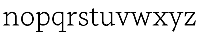 Messina Serif Light Font LOWERCASE