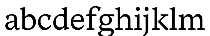 Messina Serif Regular Font LOWERCASE