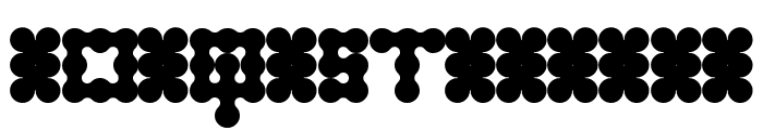 Metaballs Black Font UPPERCASE