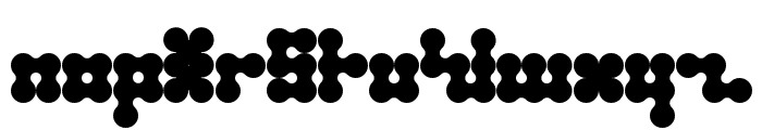 Metaballs Black Font LOWERCASE