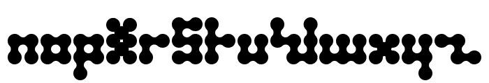 Metaballs Bold Font LOWERCASE