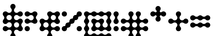 Metaballs Regular Font OTHER CHARS